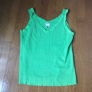 Green vintage tank top